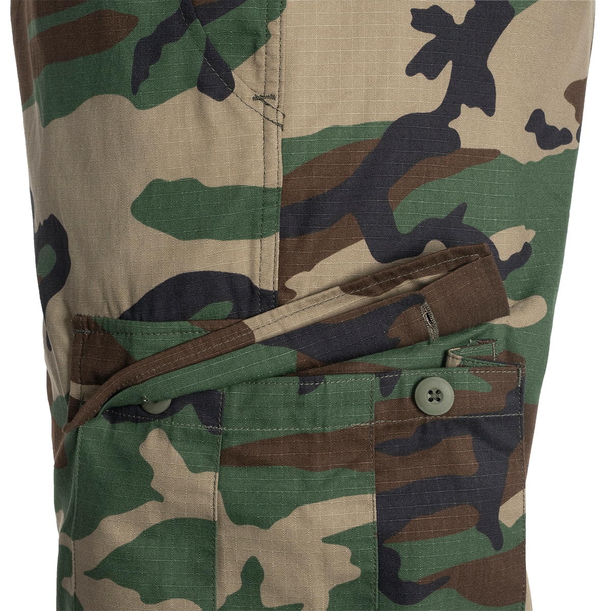 Spodnie wojskowe Mil-Tec Teesar RipStop BDU Woodland