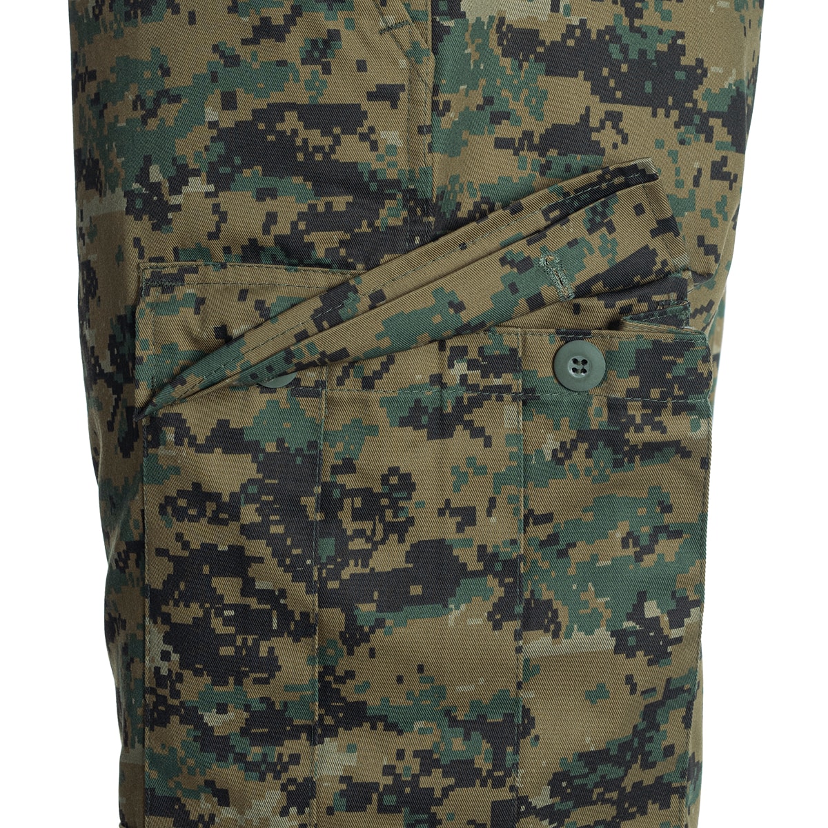Spodnie wojskowe Mil-Tec wzmacniane BDU Digital Woodland