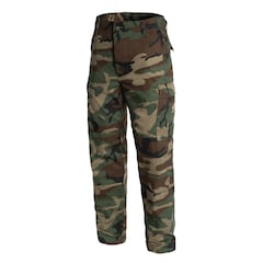 Spodnie wojskowe Mil-Tec wzmacniane BDU Woodland