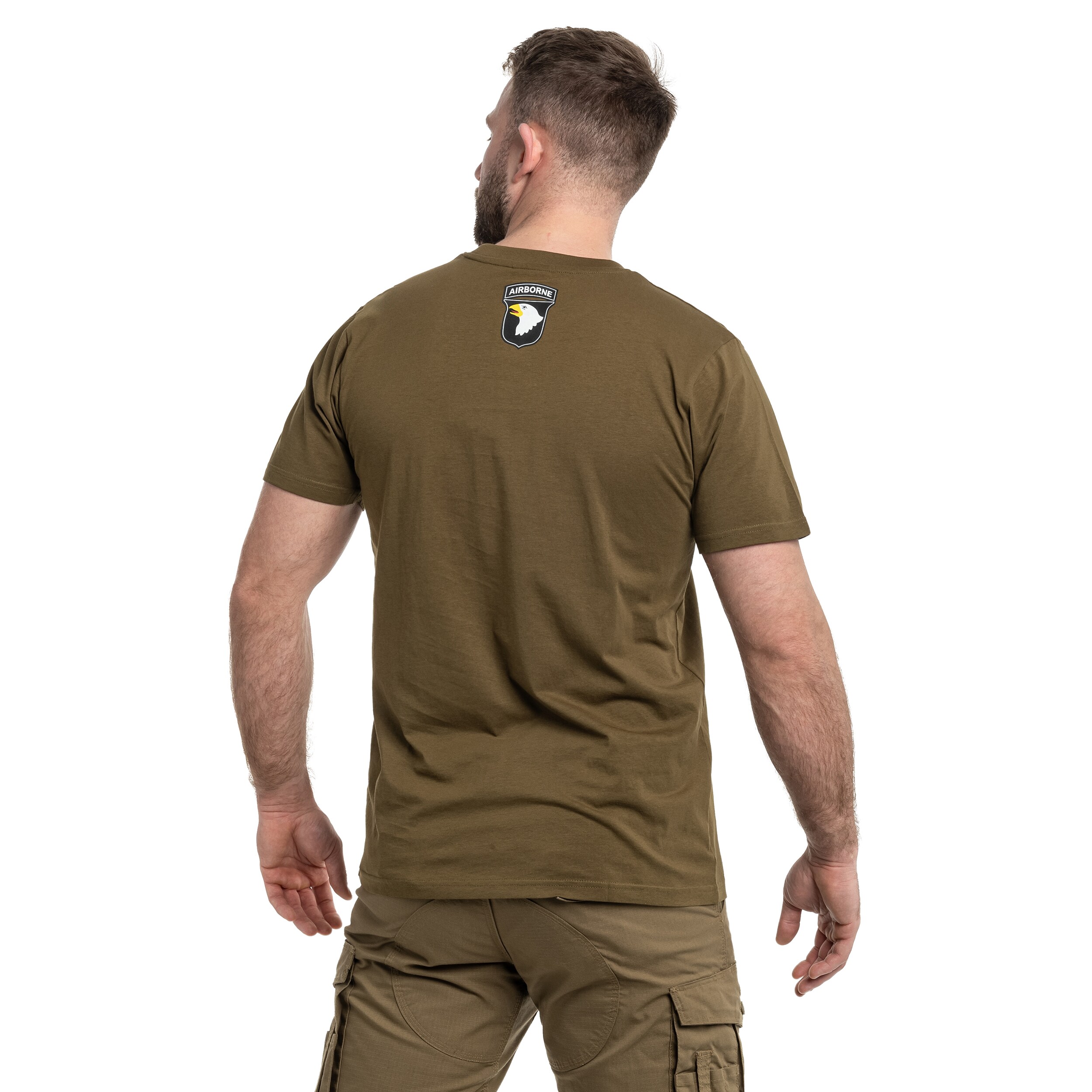 Koszulka T-Shirt Mil-Tec 101st Airborne - Olive
