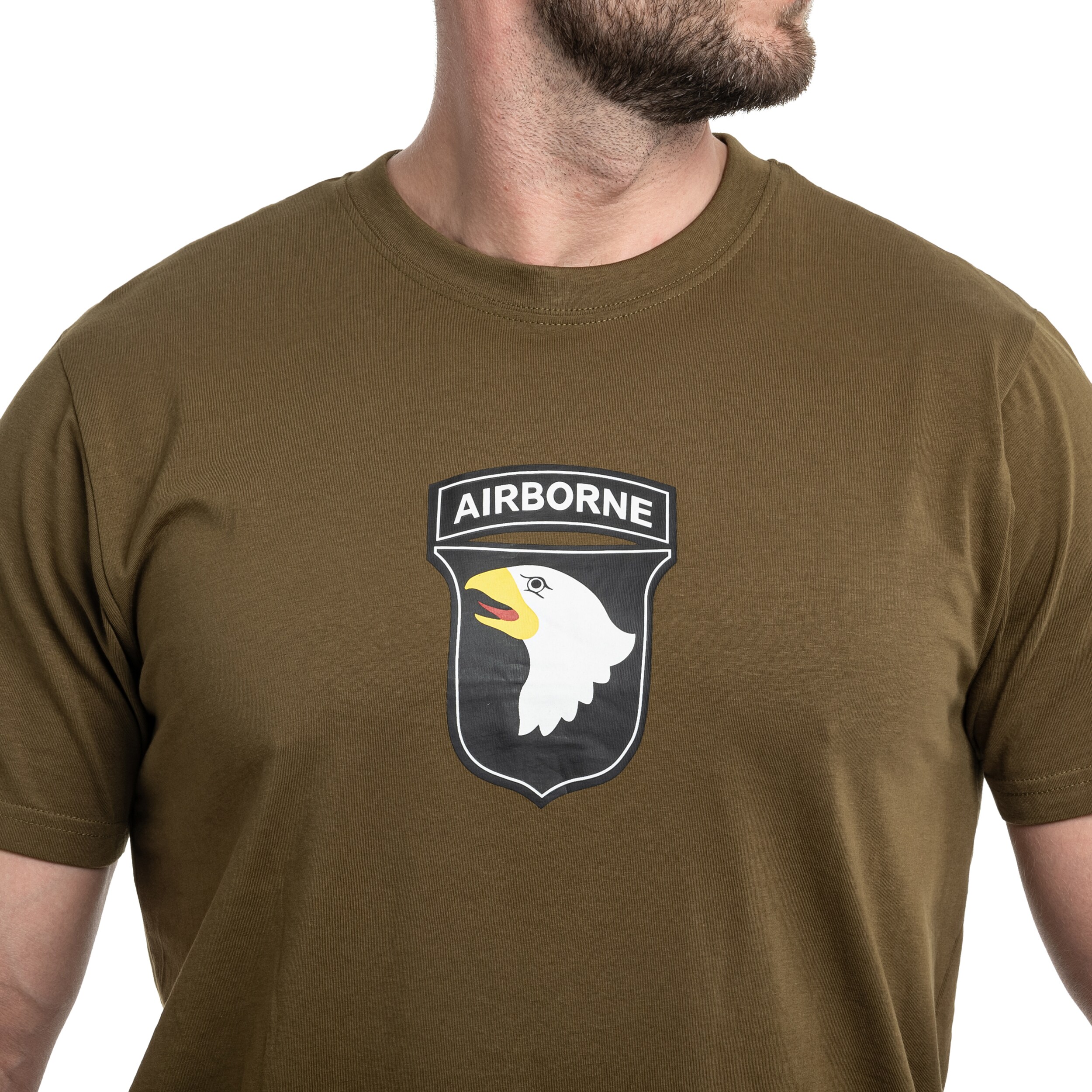Koszulka T-Shirt Mil-Tec 101st Airborne - Olive