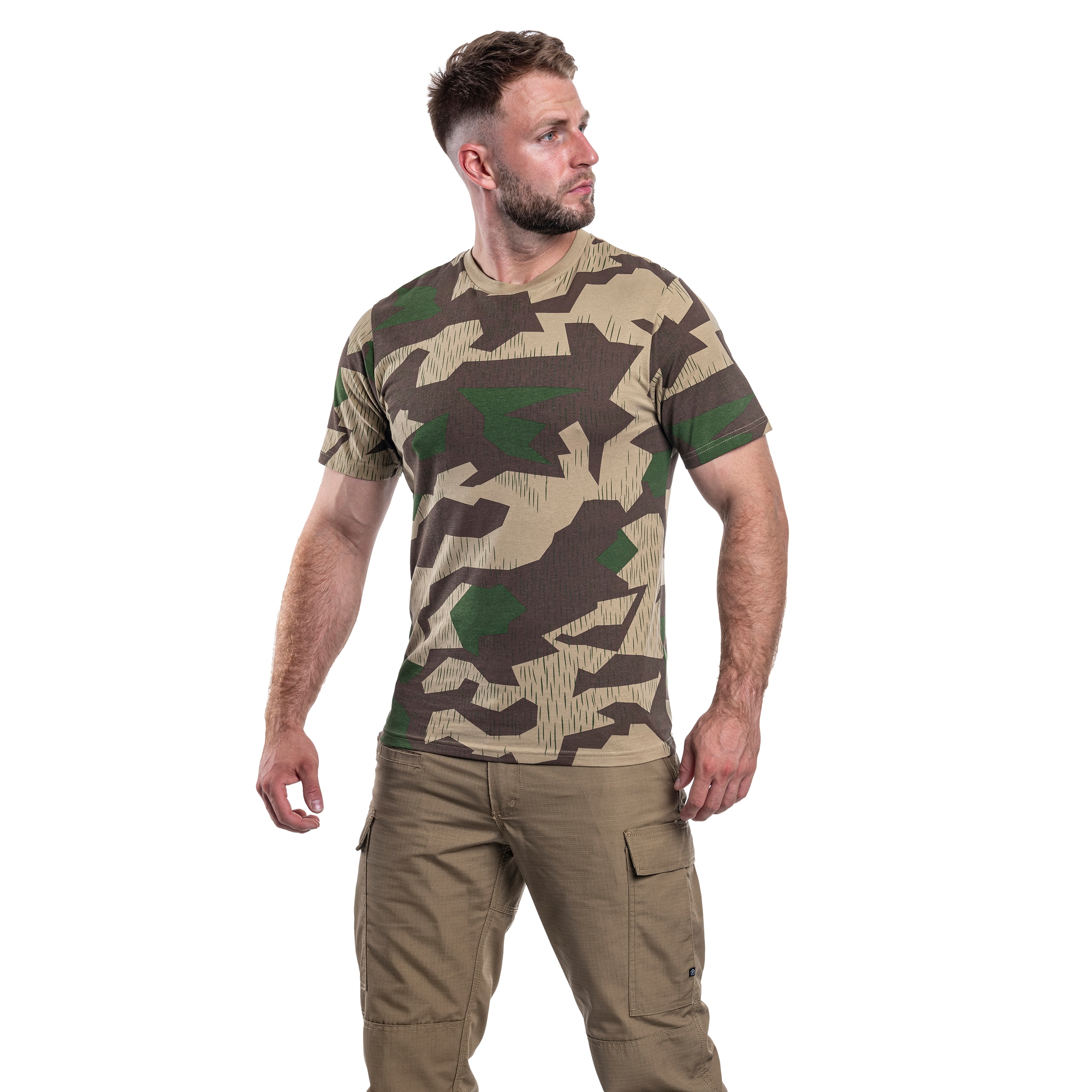 Koszulka T-Shirt Mil-Tec - Splinter Camo