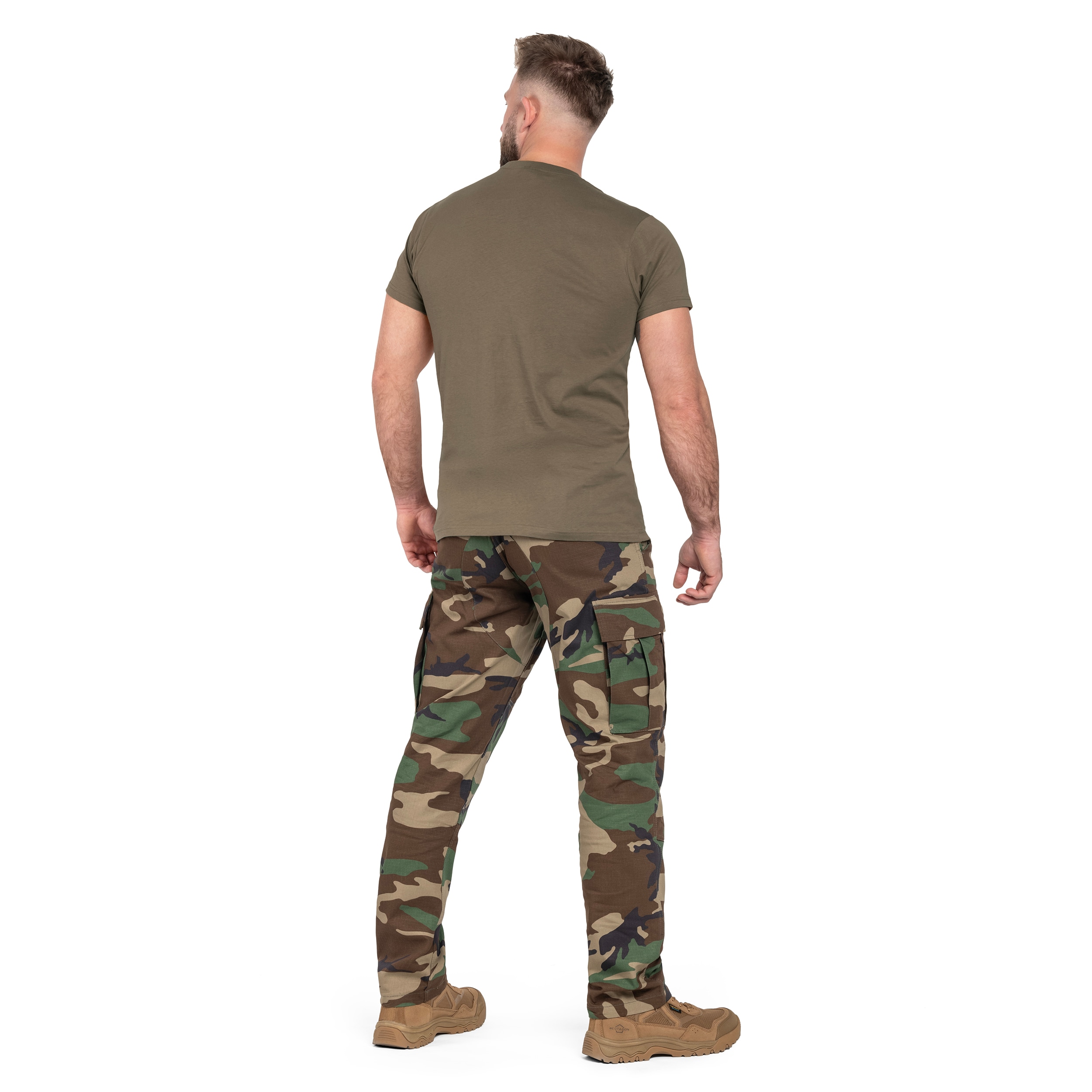 Koszulka T-shirt Mil-Tec - Stone Grey/Olive