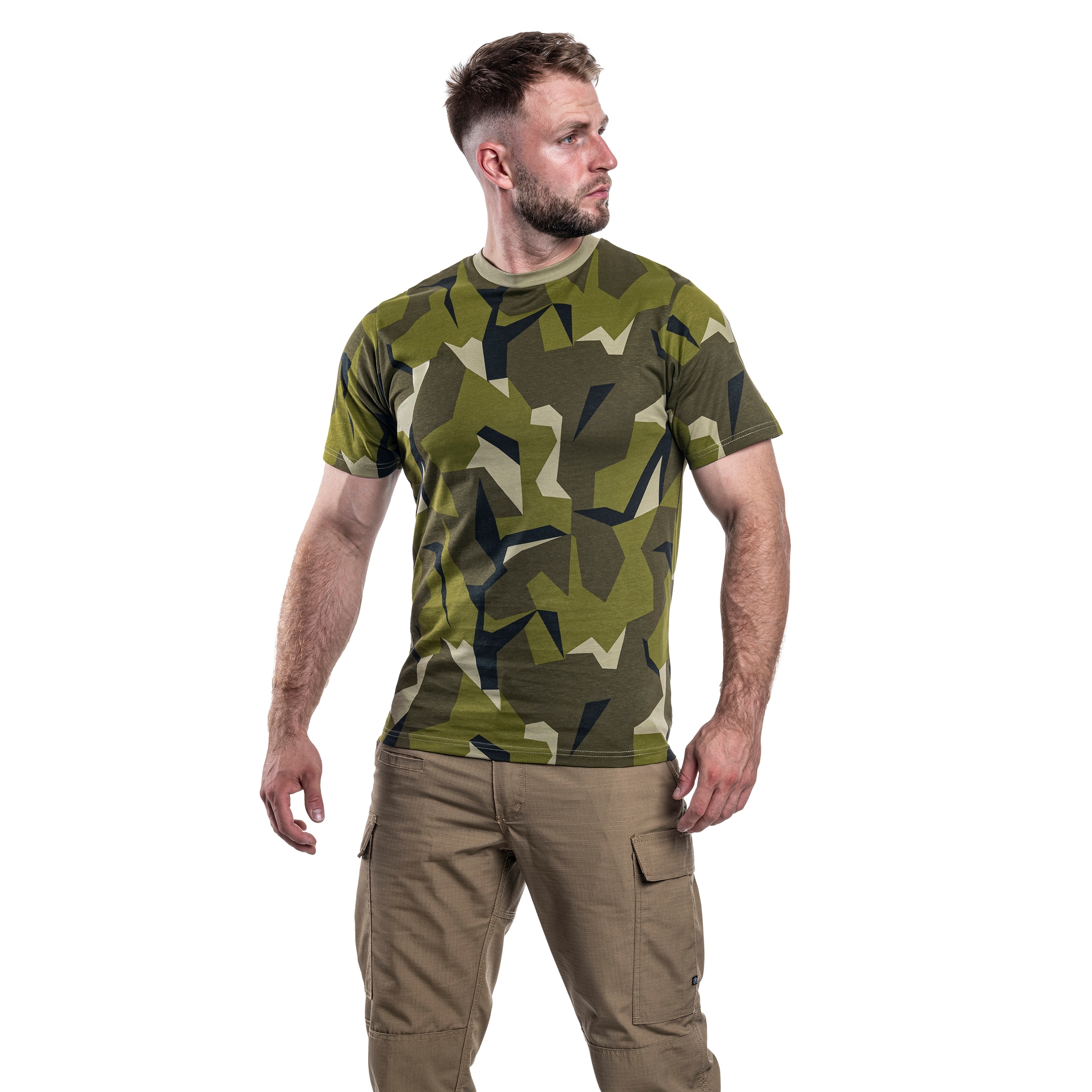 Koszulka T-Shirt Mil-Tec - Swedish Camo