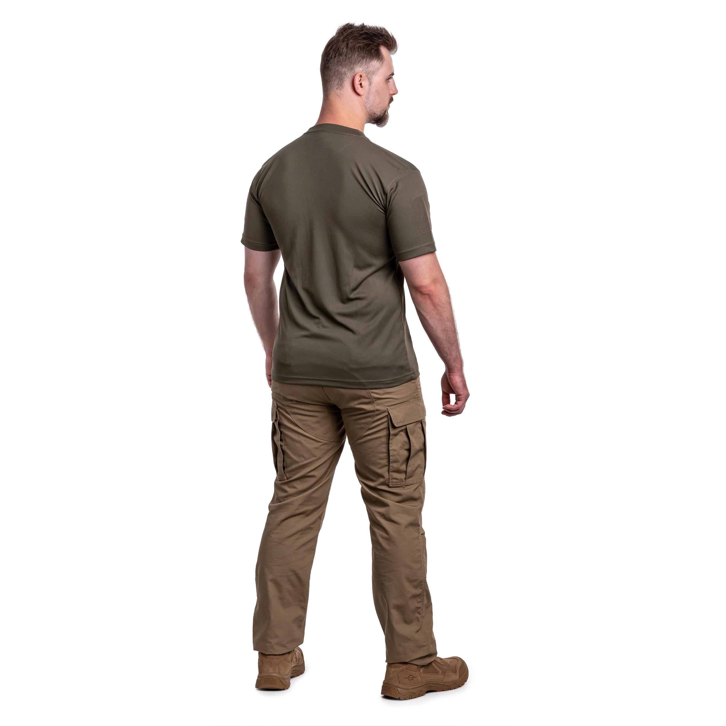 Koszulka termoaktywna Mil-Tec Tactical Short Sleeve - Olive