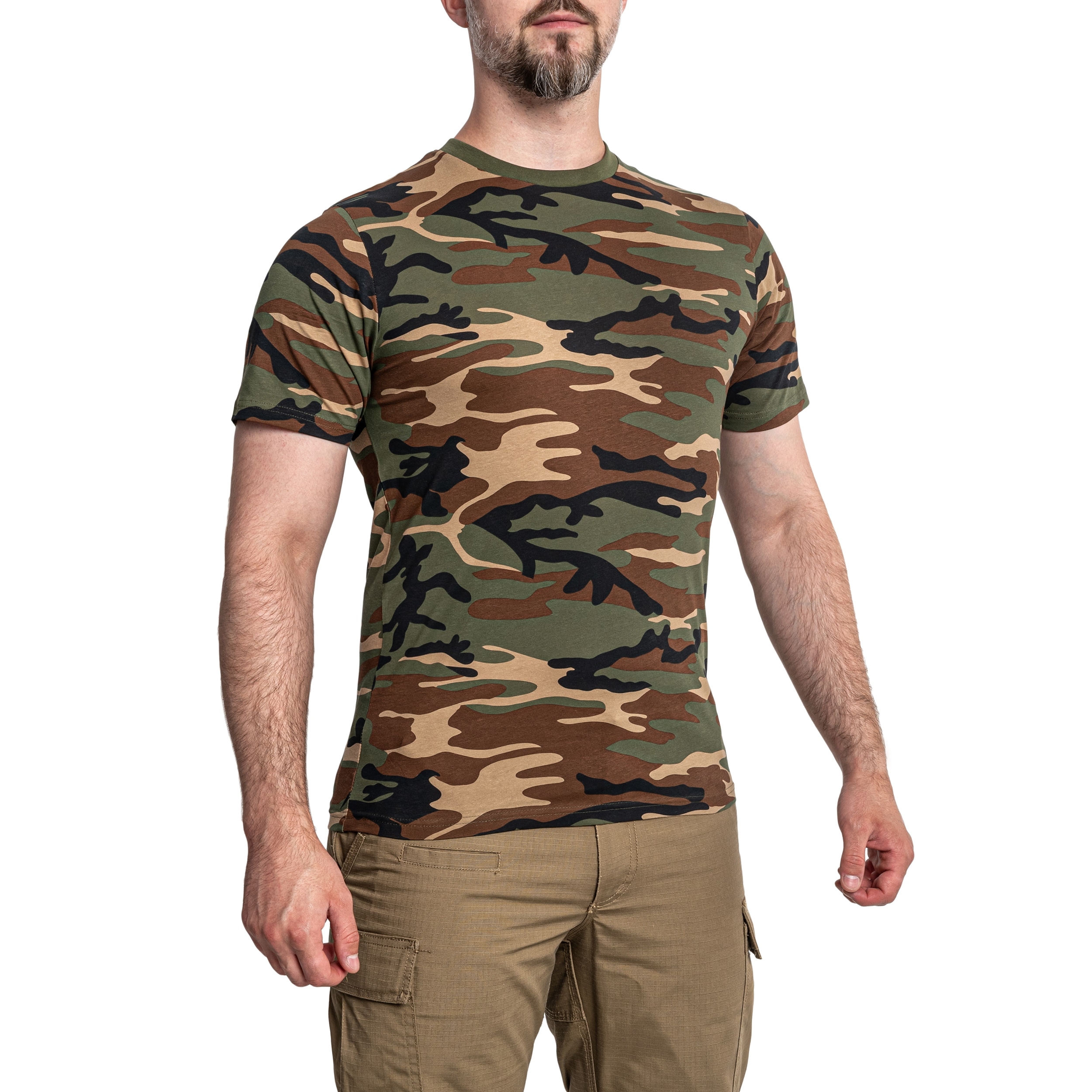 Koszulka T-Shirt Mil-Tec - Woodland
