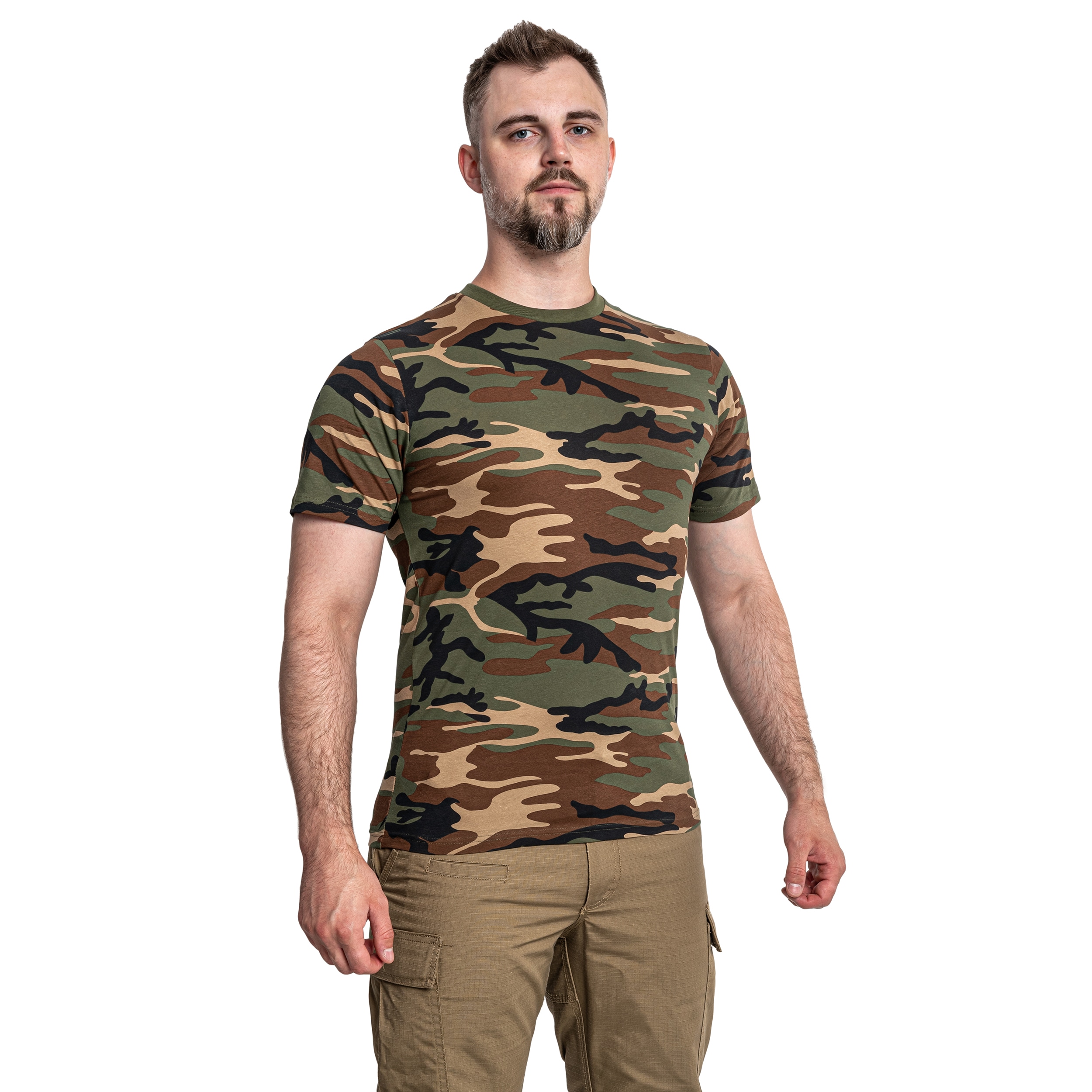 Koszulka T-Shirt Mil-Tec - Woodland