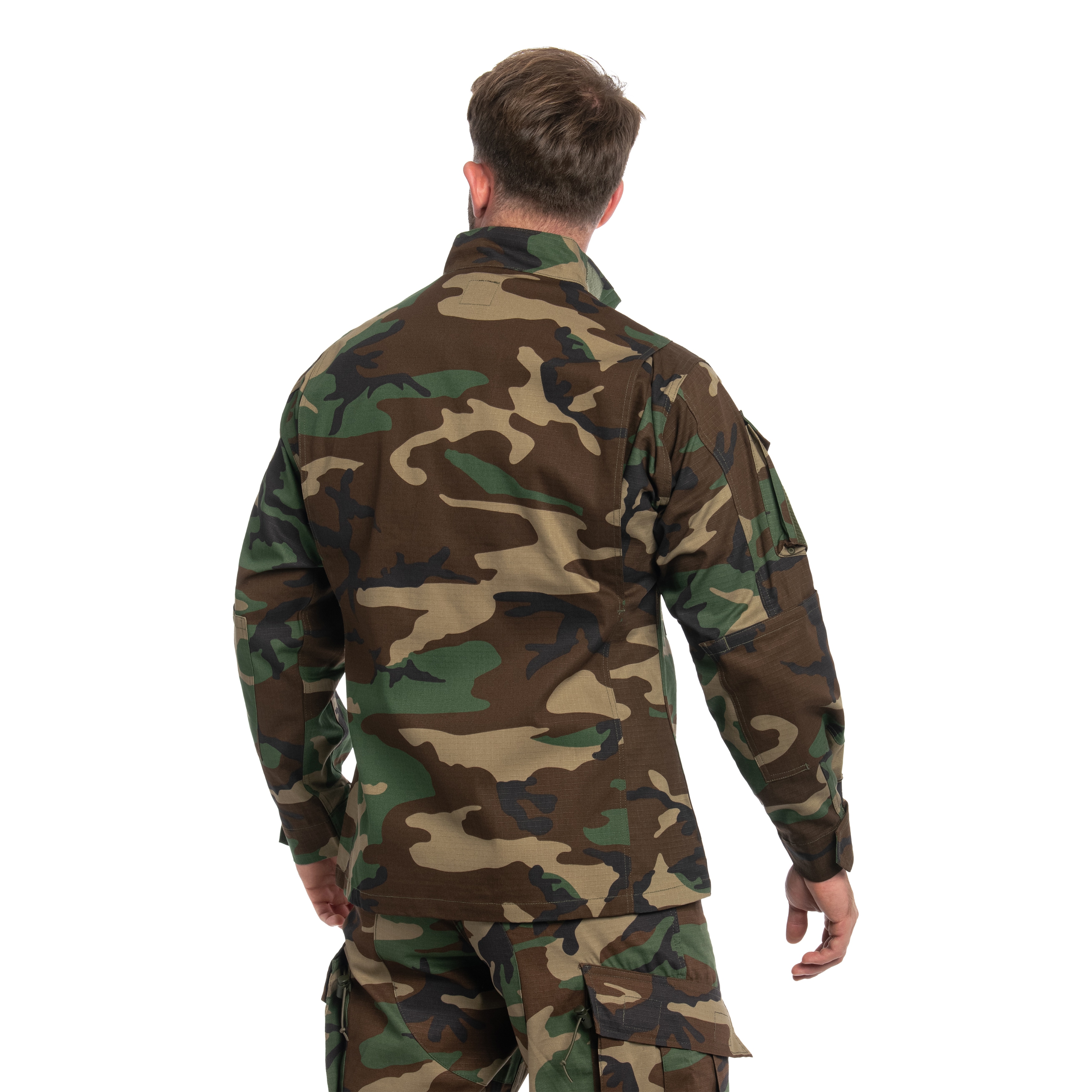 Mil-Tec Teesar ACU RipStop Military Jacket - Woodland