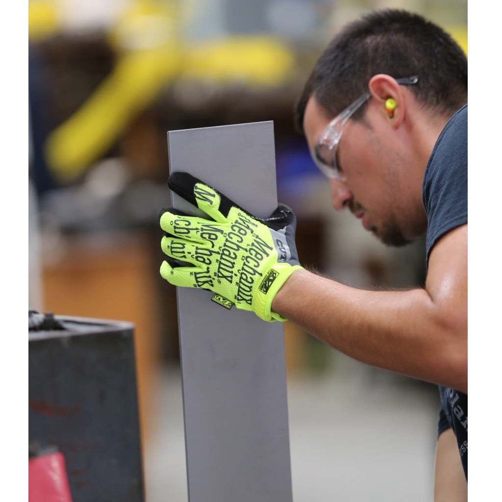 Рукавиці проти порізів Mechanix Wear Hi-Viz Original D5