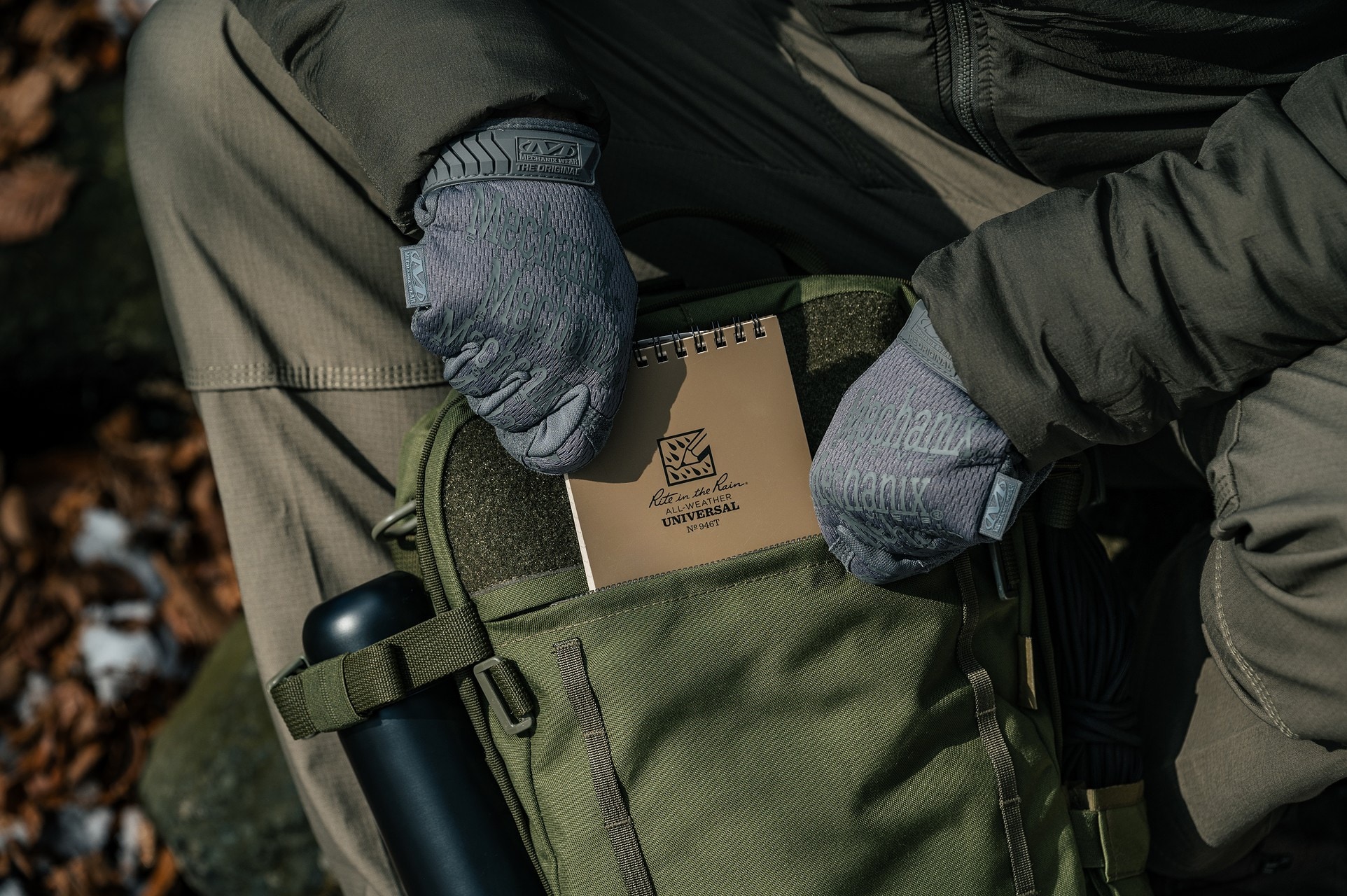 Rękawice taktyczne Mechanix Wear Original - Wolf Grey