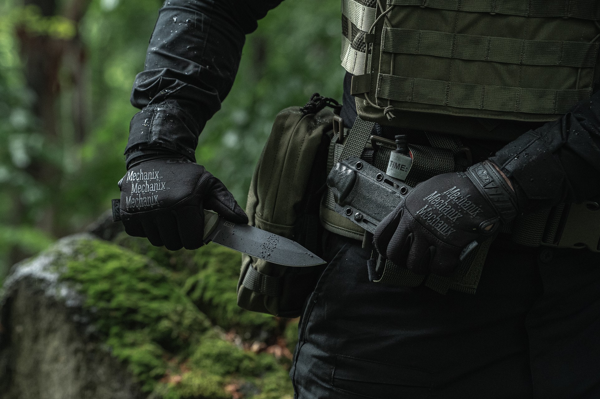 Rękawice antyprzecięciowe Mechanix Wear Pursuit D5 - Black