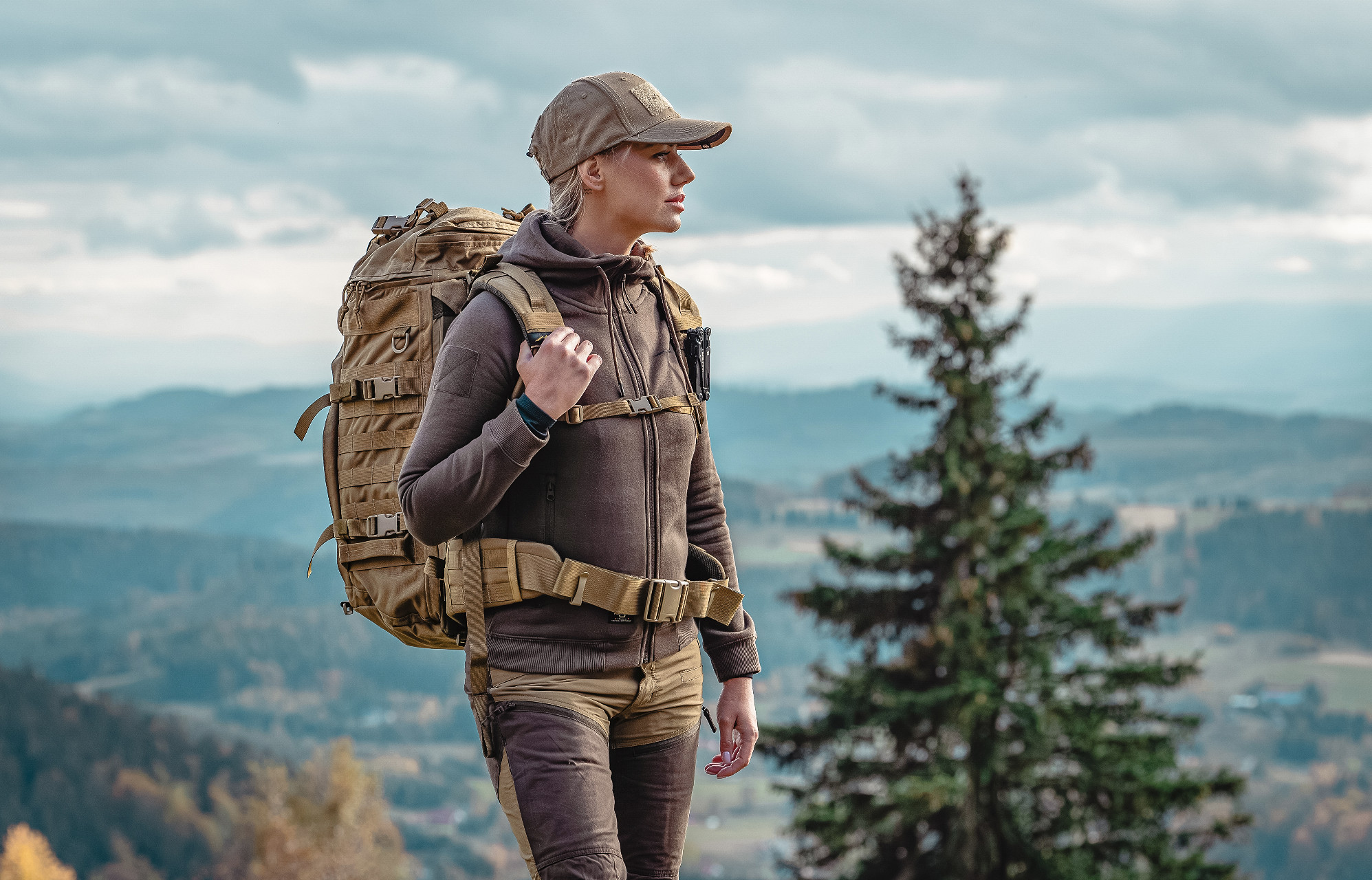 Жіноча кофта Pentagon Aphrodite Sweater - Camo Green