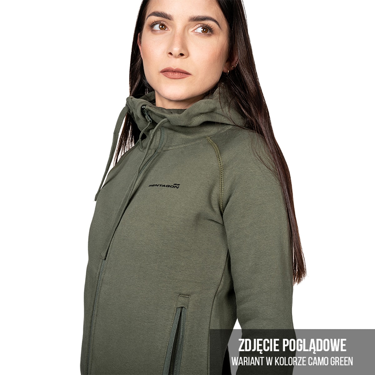 Bluza damska Pentagon Aphrodite Sweater - Terra Brown