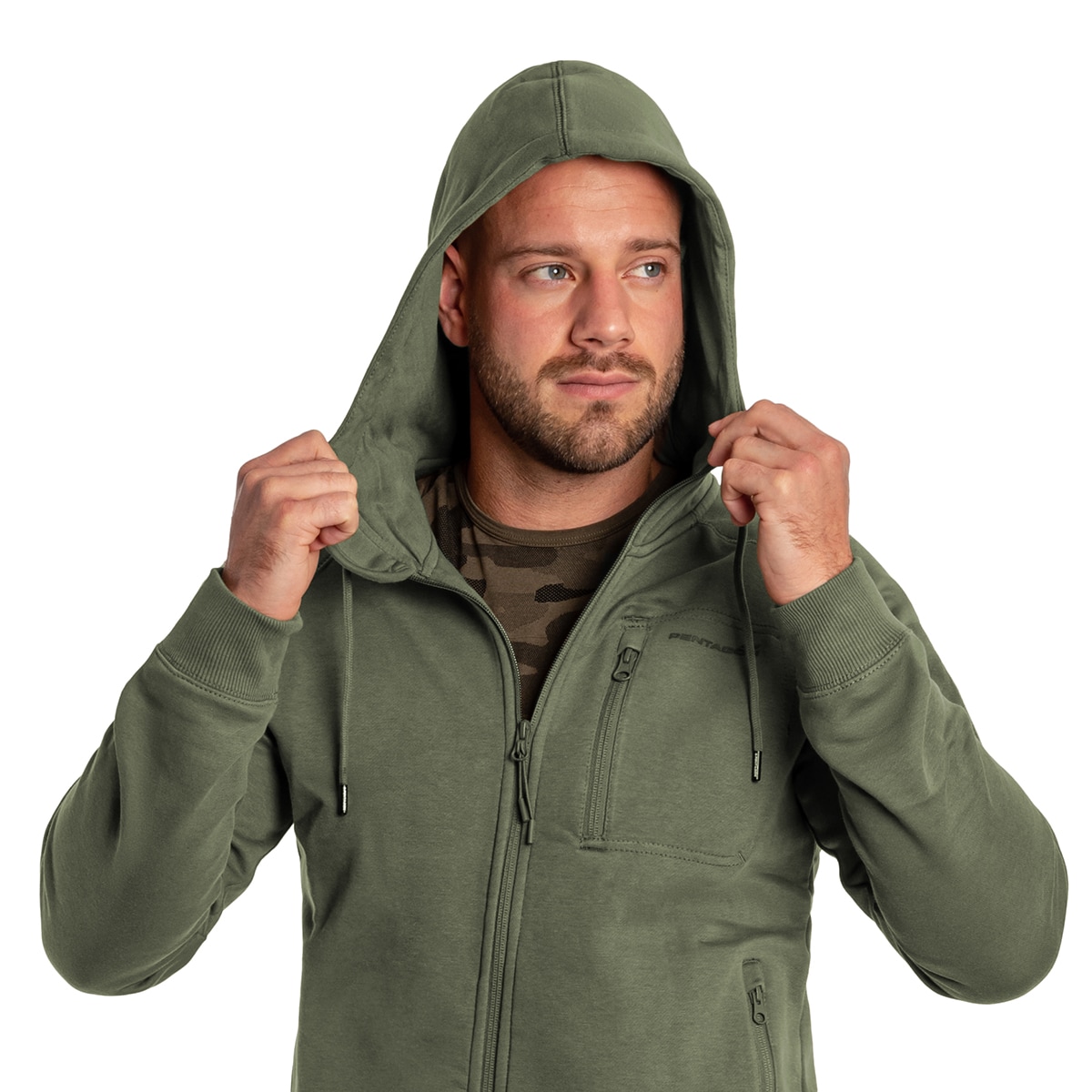Bluza Pentagon Leonidas 2.0 Tactical Hoodie - Camo Green
