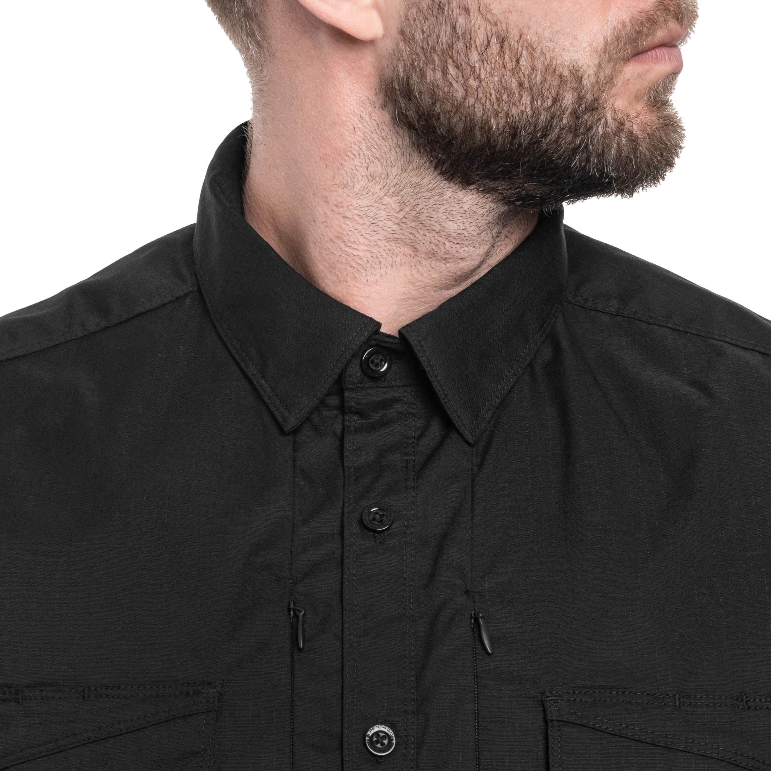 Тактична сорочка Pentagon Plato Short Sleeve - Black