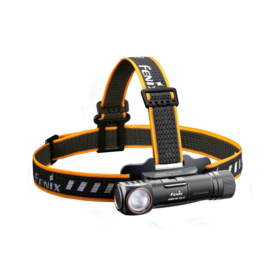Latarka czołowa i kątowa Fenix HM61R V2 z opaską - 1600 lumenów