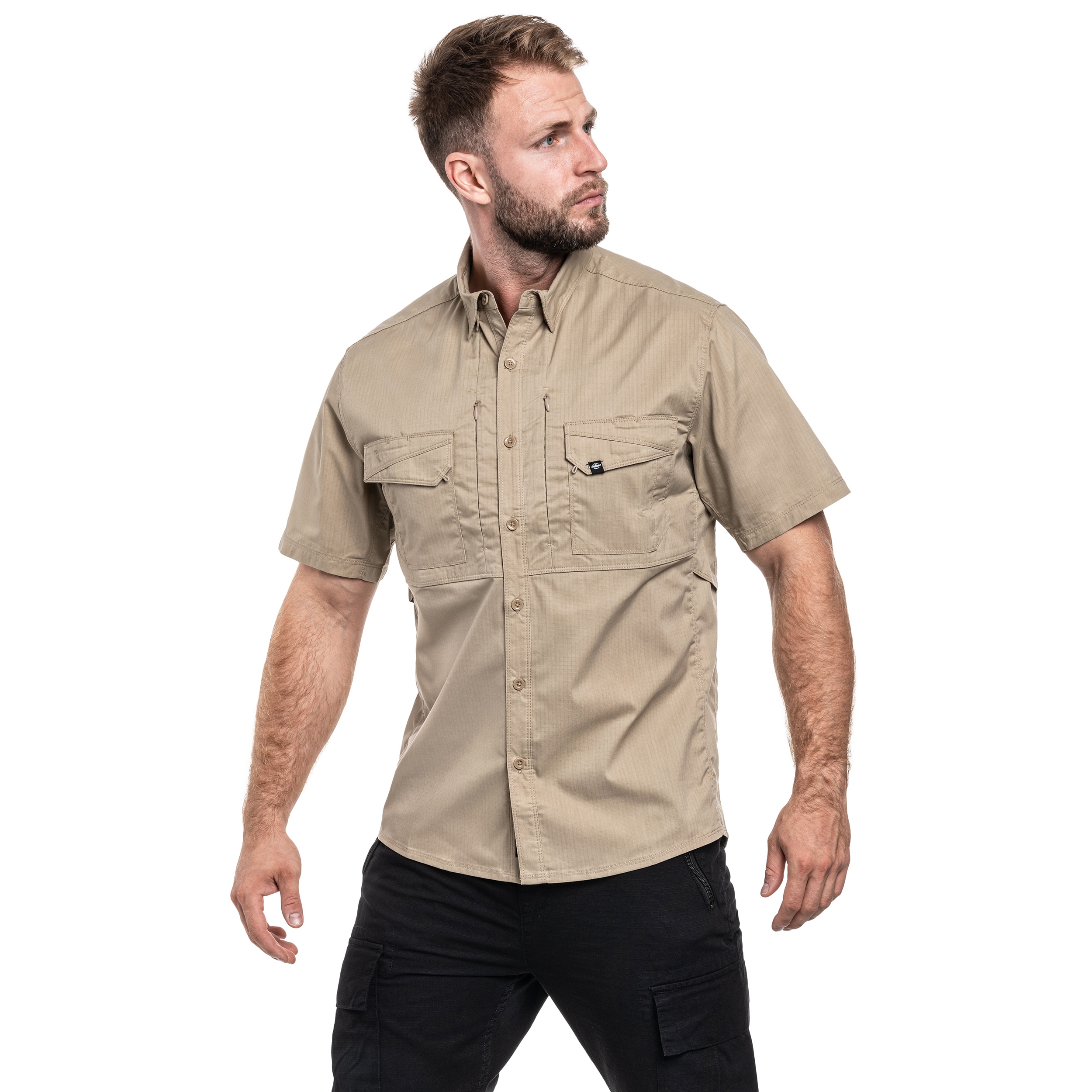 Koszula taktyczna Pentagon Plato Short Sleeve - Khaki