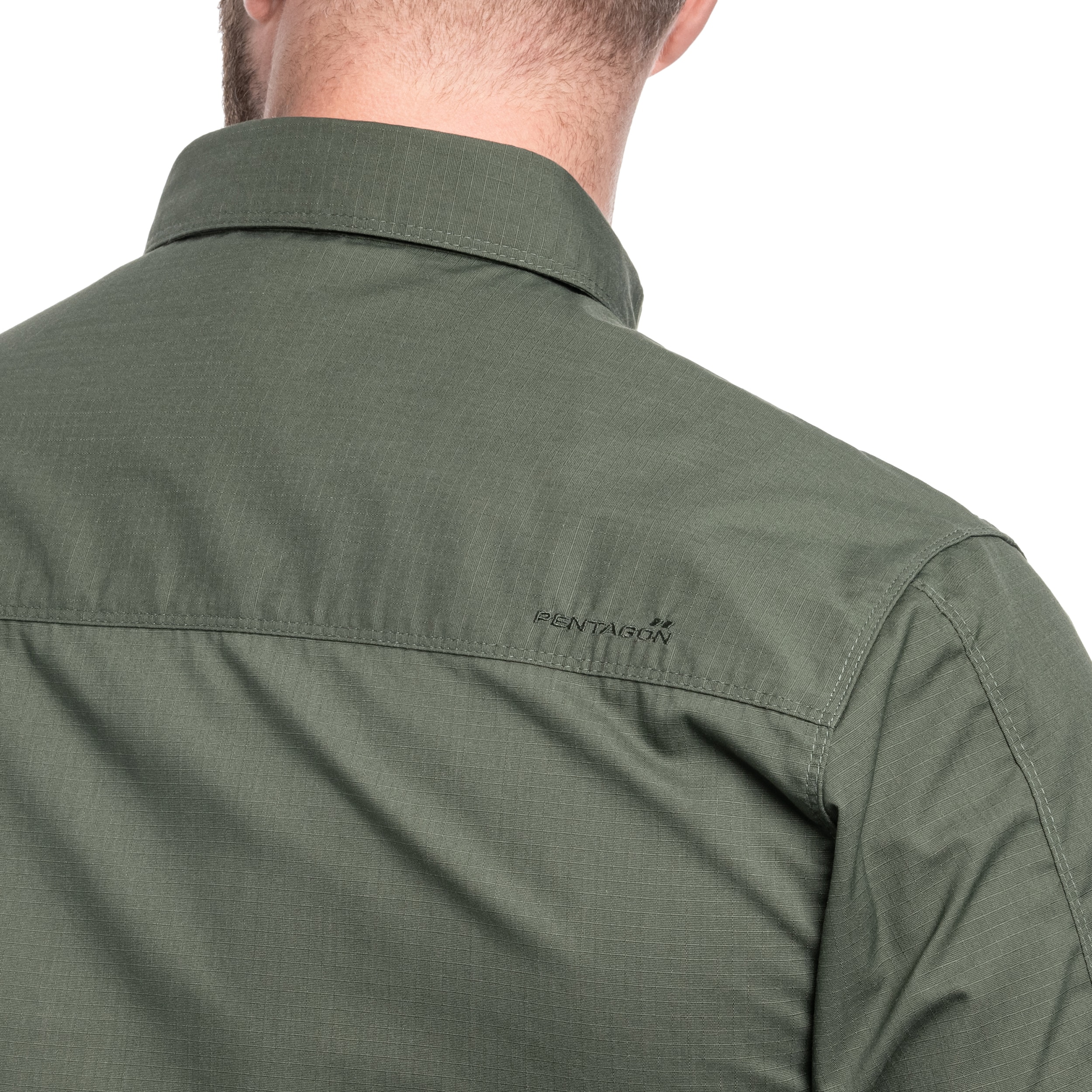Koszula taktyczna Pentagon Plato Short Sleeve - Camo Green
