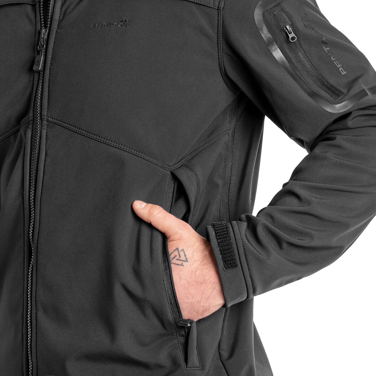 Kurtka Pentagon Kryvo Softshell - Black