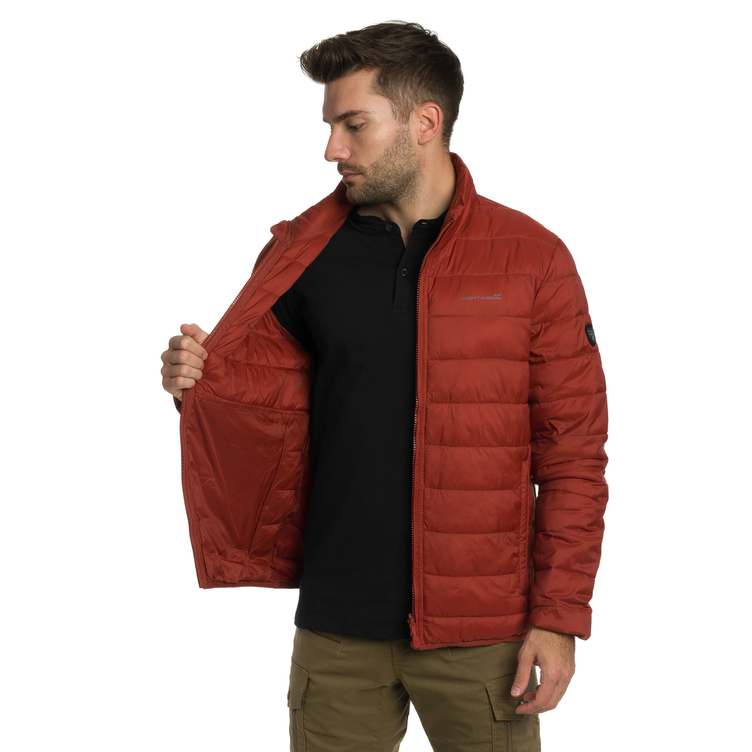 Kurtka Pentagon Nucleus - Maroon Red