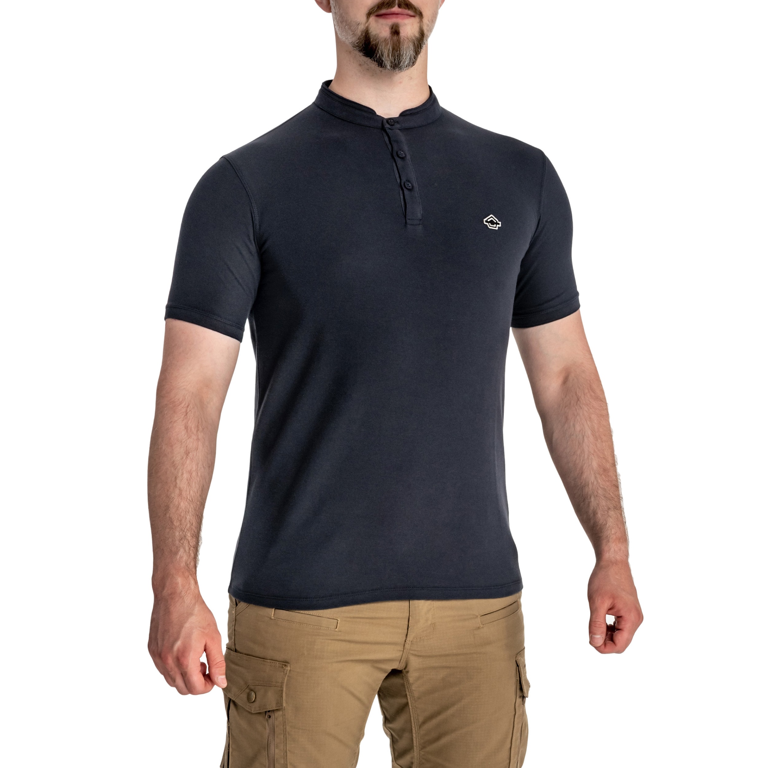 Koszulka T-Shirt Pentagon Levantes Henley - Navy Blue