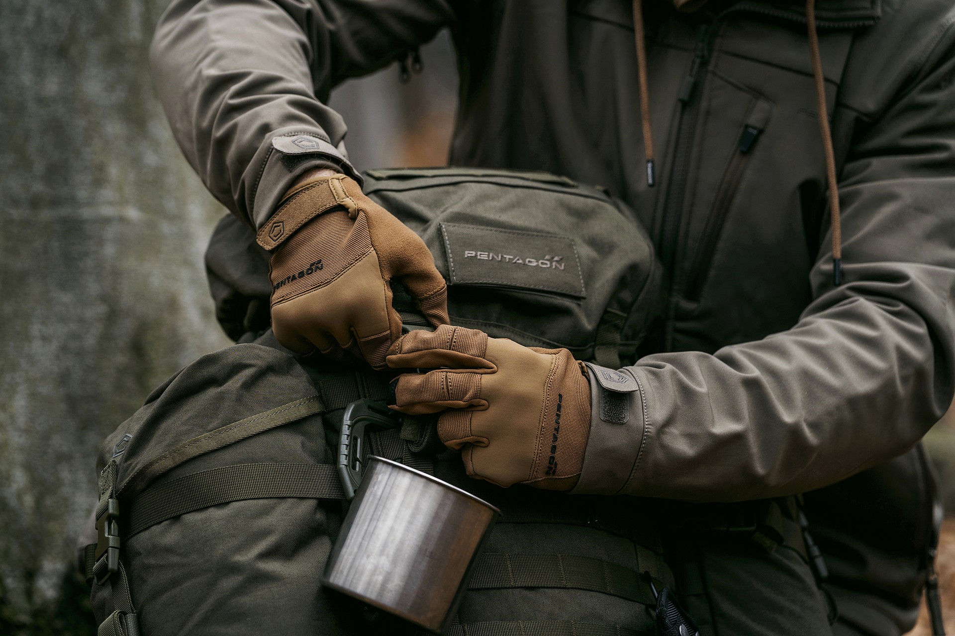 Тактичні рукавиці Pentagon Mongoose - Coyote