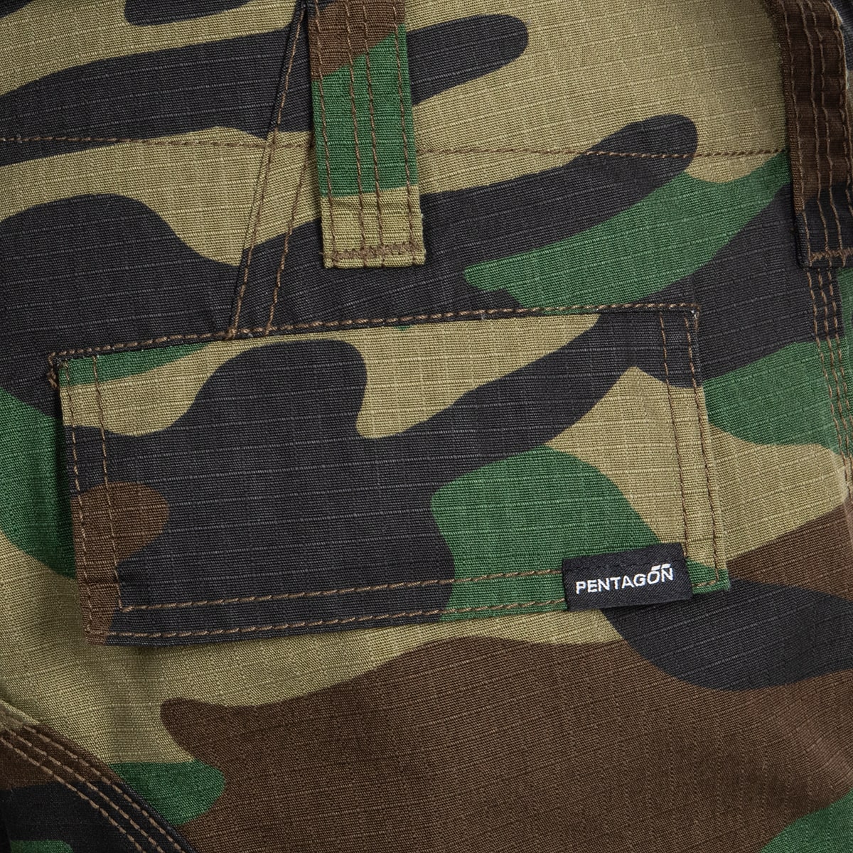 Szorty Pentagon BDU - Woodland