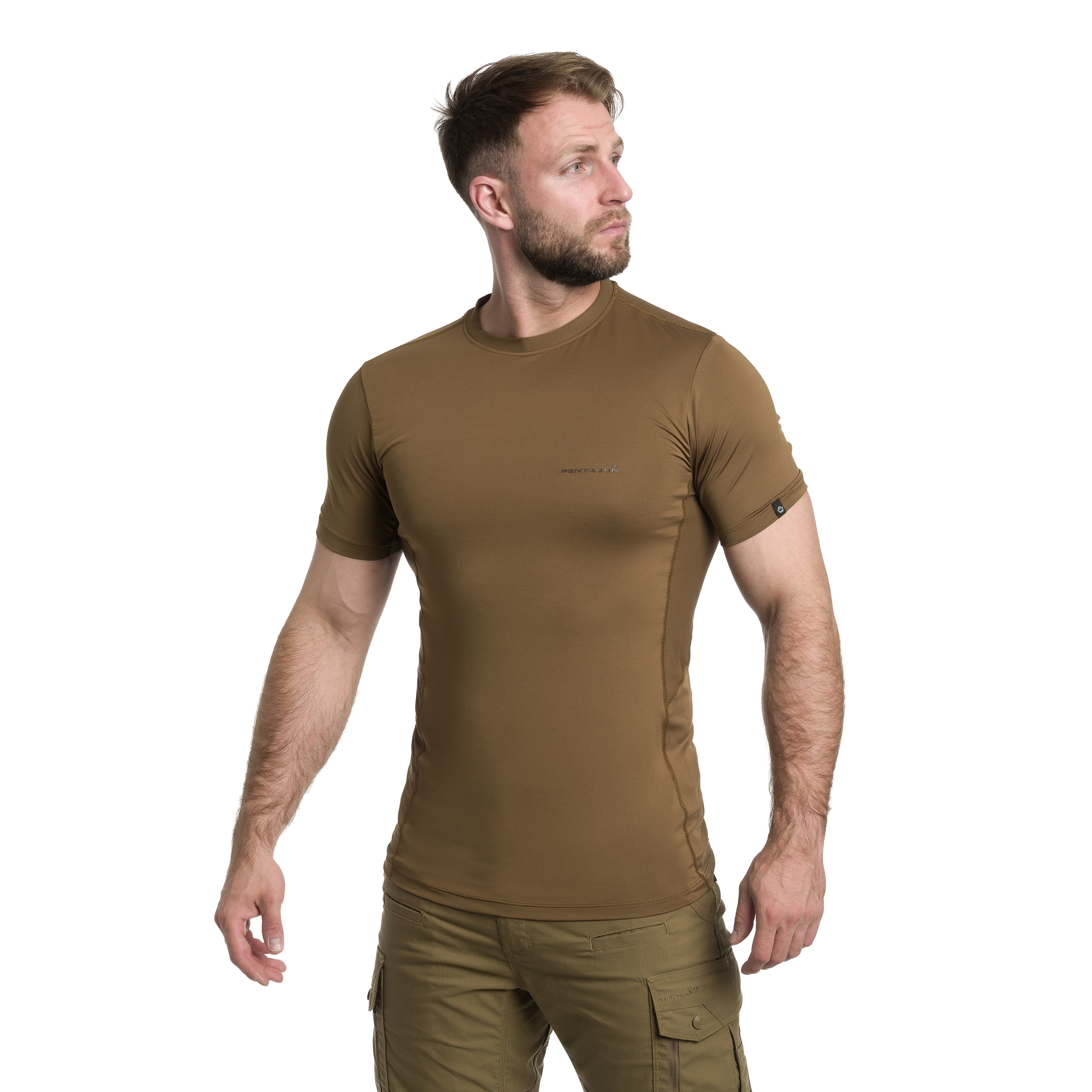 Термоактивна футболка Pentagon Apollo Tac Fresh - Coyote