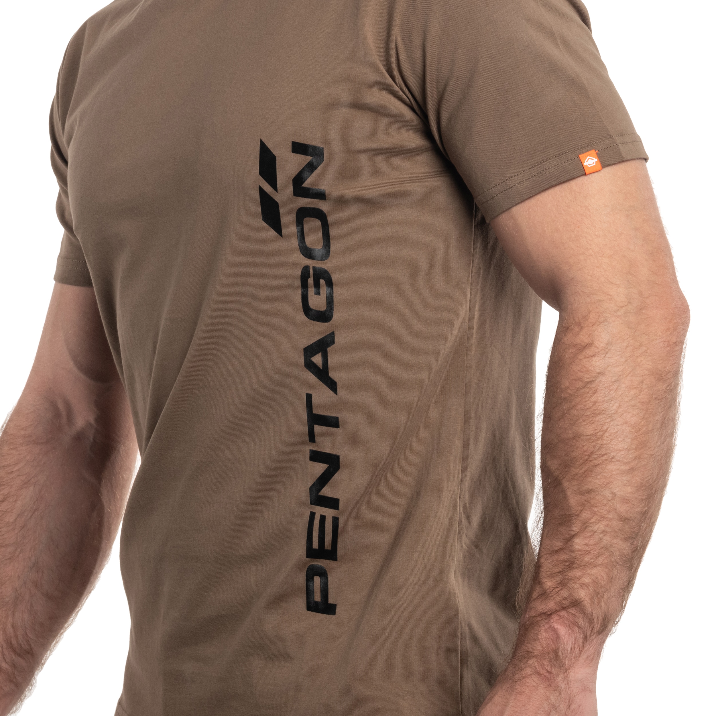 Koszulka T-shirt Pentagon Vertical - Coyote