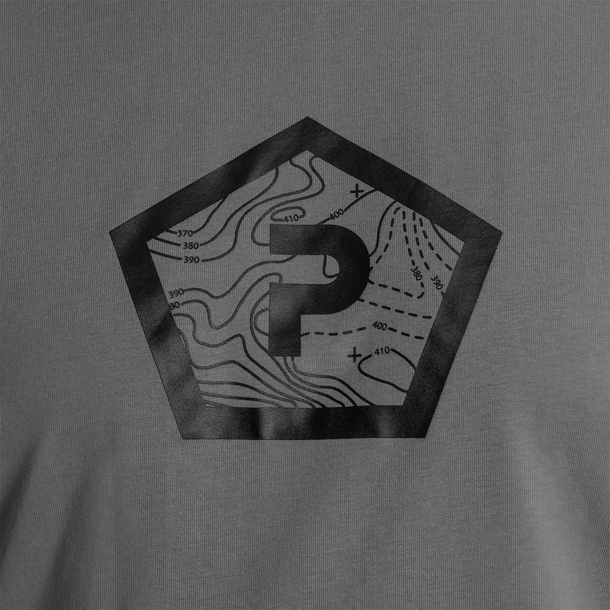 Koszulka T-shirt Pentagon Shape - Wolf Grey