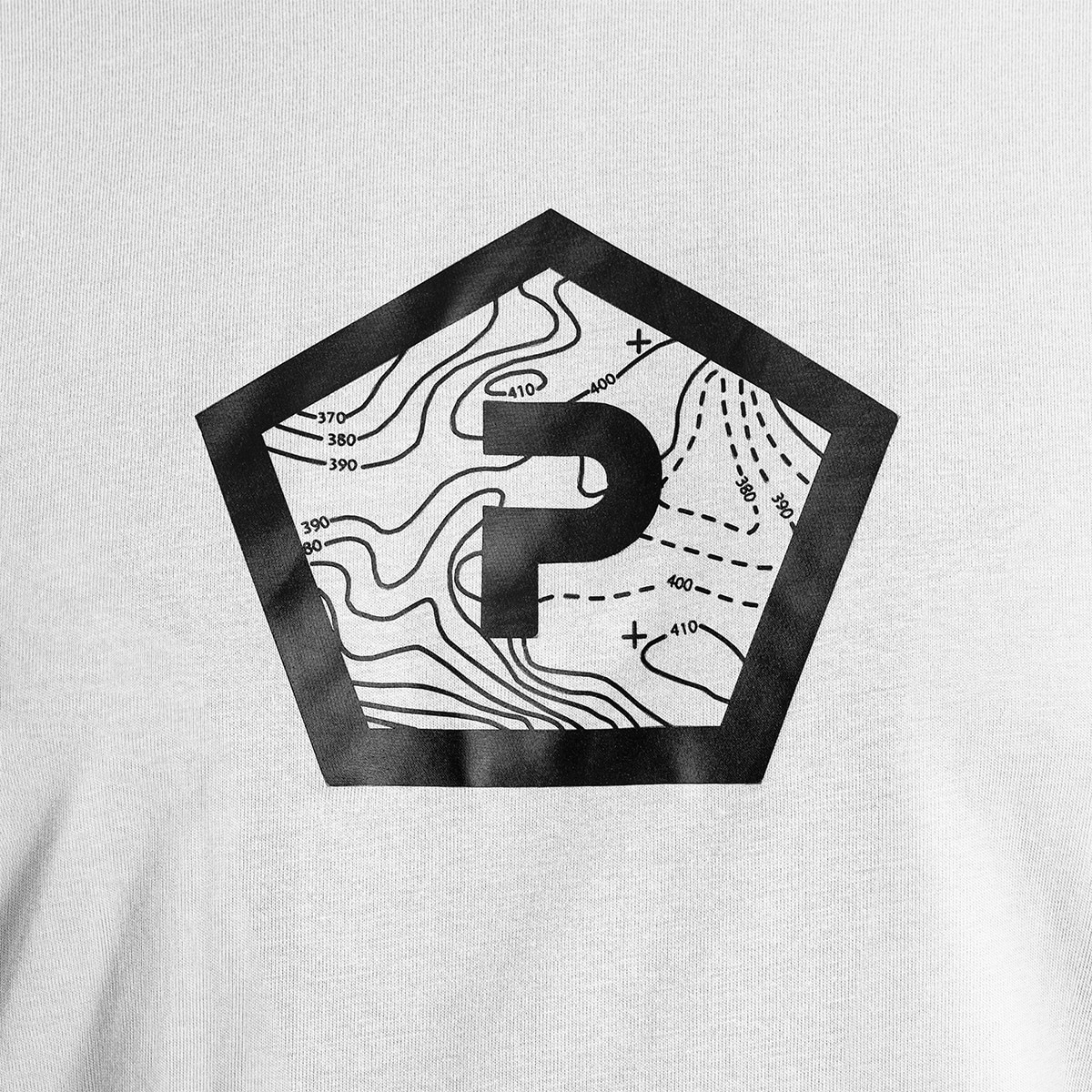 Koszulka T-shirt Pentagon Shape - White