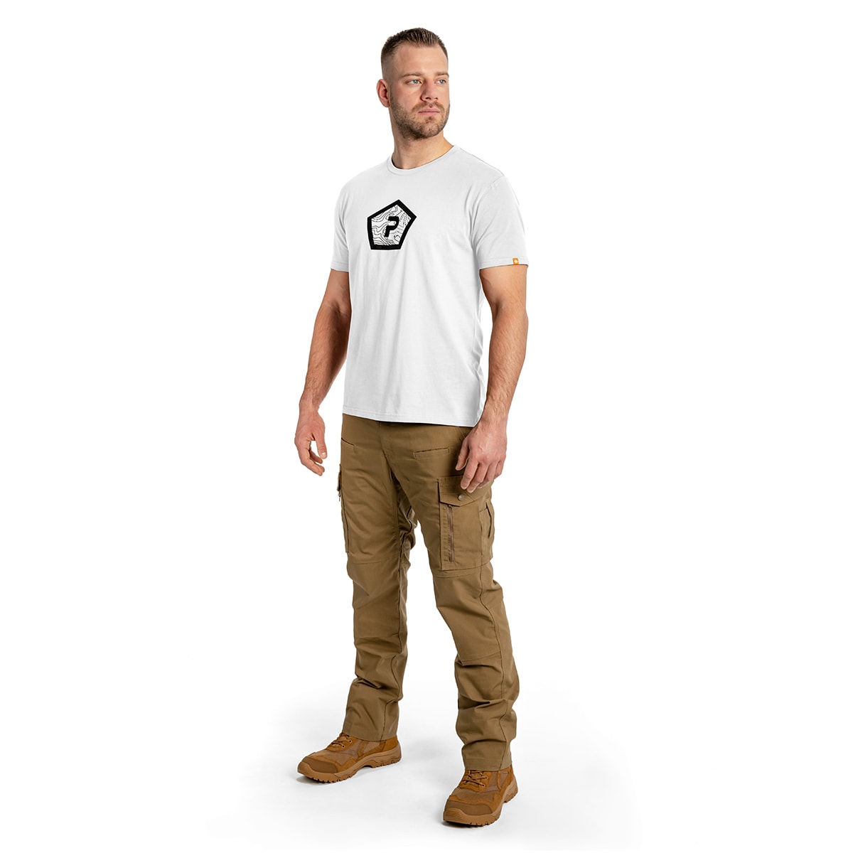Koszulka T-shirt Pentagon Shape - White