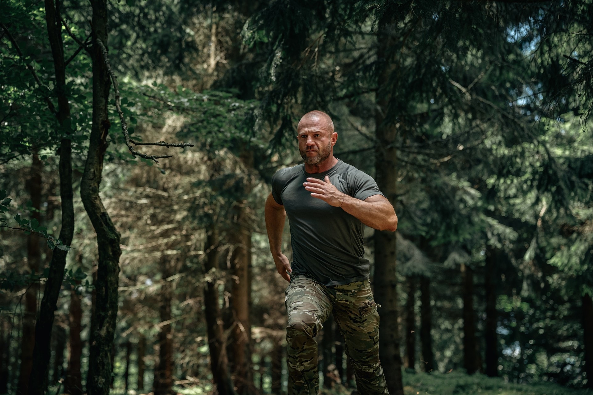 Koszulka termoaktywna Pentagon Body Shock - Cinder Grey