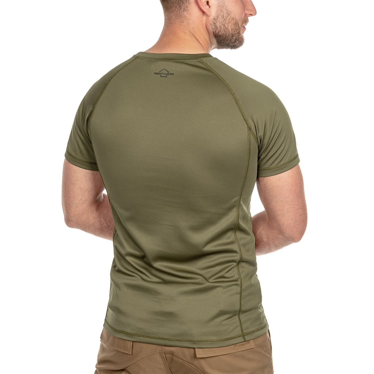 Koszulka termoaktywna Pentagon Body Shock - Olive