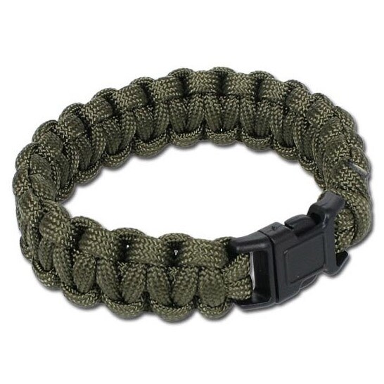 Браслет Paracord Mil-Tec пряжка - Olive