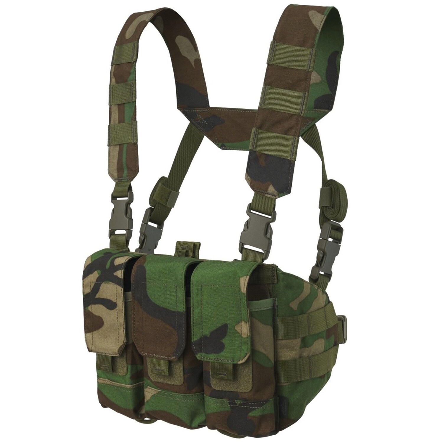 Ремінно-плечова система Helikon Chicom Chest Rig - US Woodland