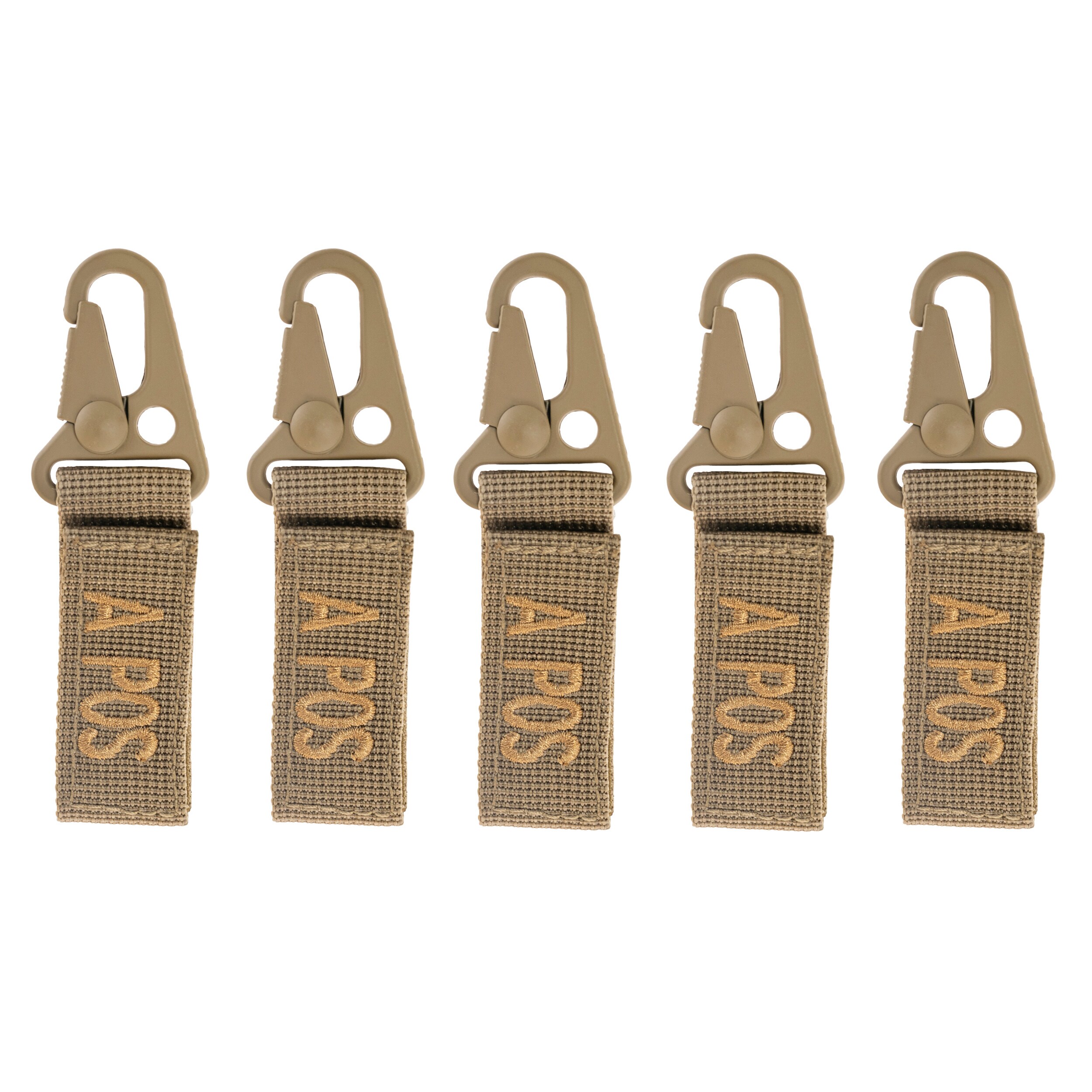 Брелок Mil-Tec група крові A+ Coyote - 5 шт.