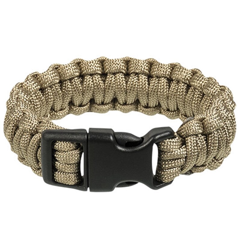 Браслет Paracord Mil-Tec пряжка 22 мм - Coyote