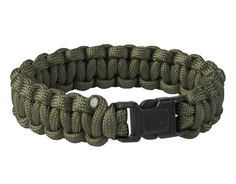 Браслет Paracord Helikon Survival Bracelet пряжка - Olive Green