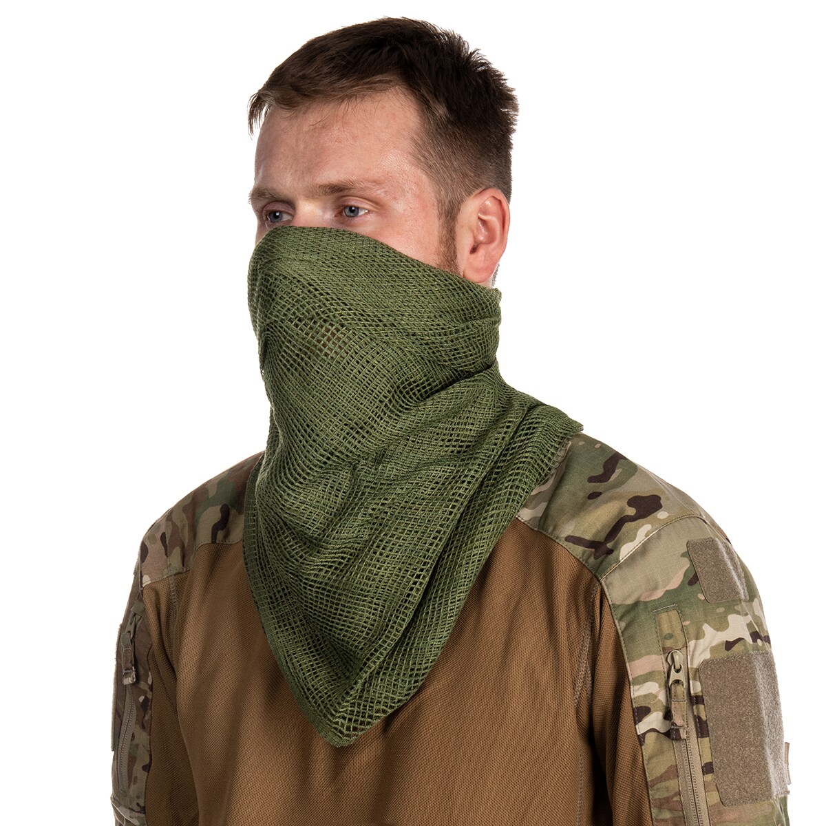 Персональна маскувальна сітка Brandit Commando Net Scarf - Olive 