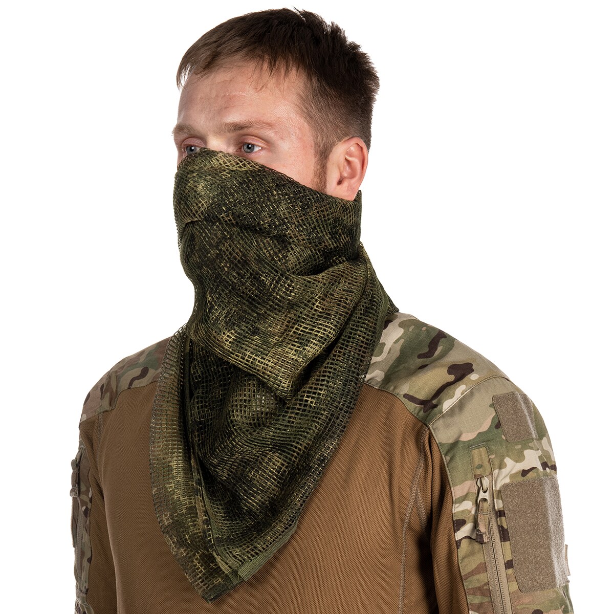 Персональна маскувальна сітка Brandit Commando Net Scarf - Flecktarn