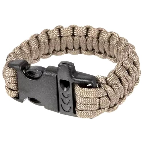 Браслет Paracord Element пряжка зі свистком - Grey