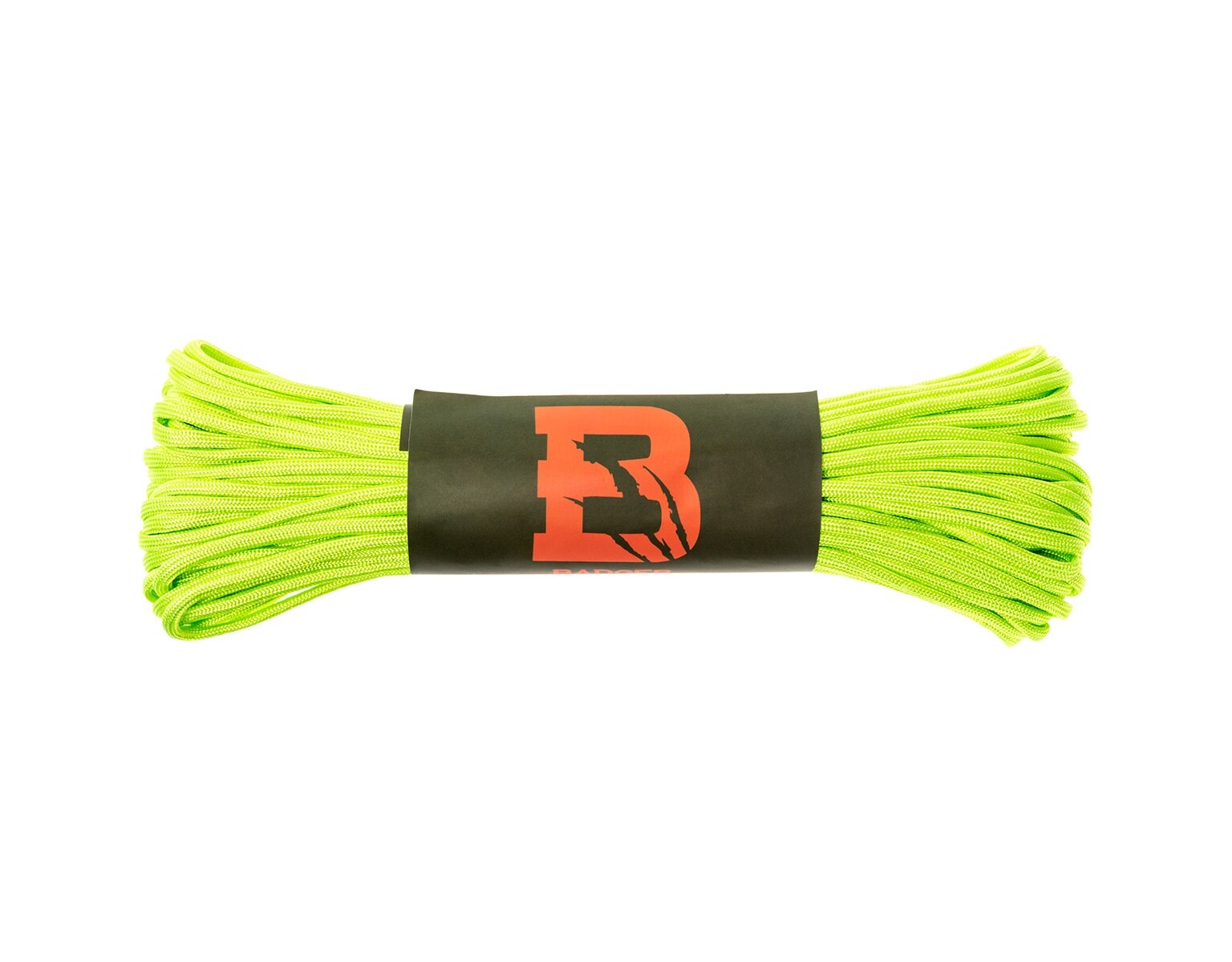 Linka spadochronowa Paracord Badger Outdoor 550 30 m - Neon Yellow