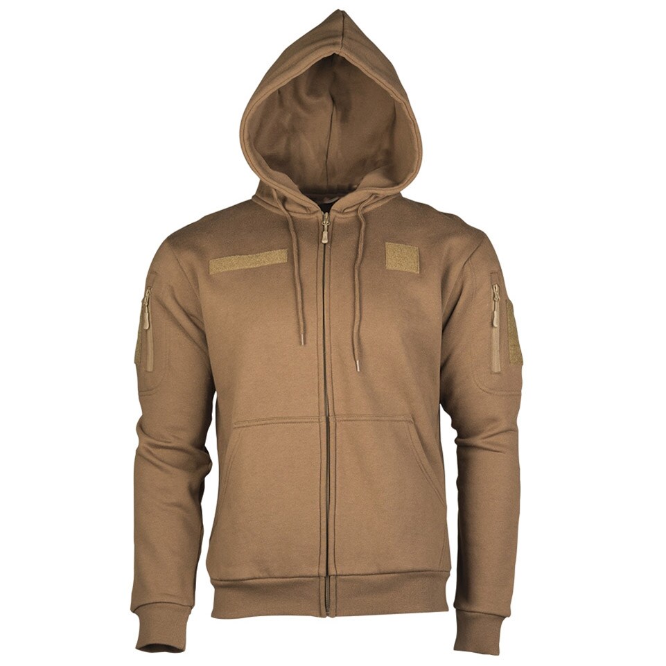 Кофта Mil-Tec Tactical Hoodie Zipper Coyote