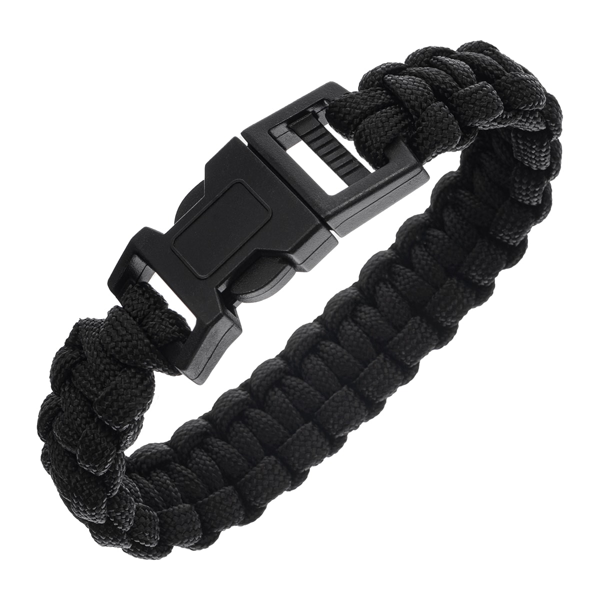 Bransoletka Paracord Badger Outdoor 550 klamra - Black Bransoletka Paracord Badger Outdoor 550 klamra - Black