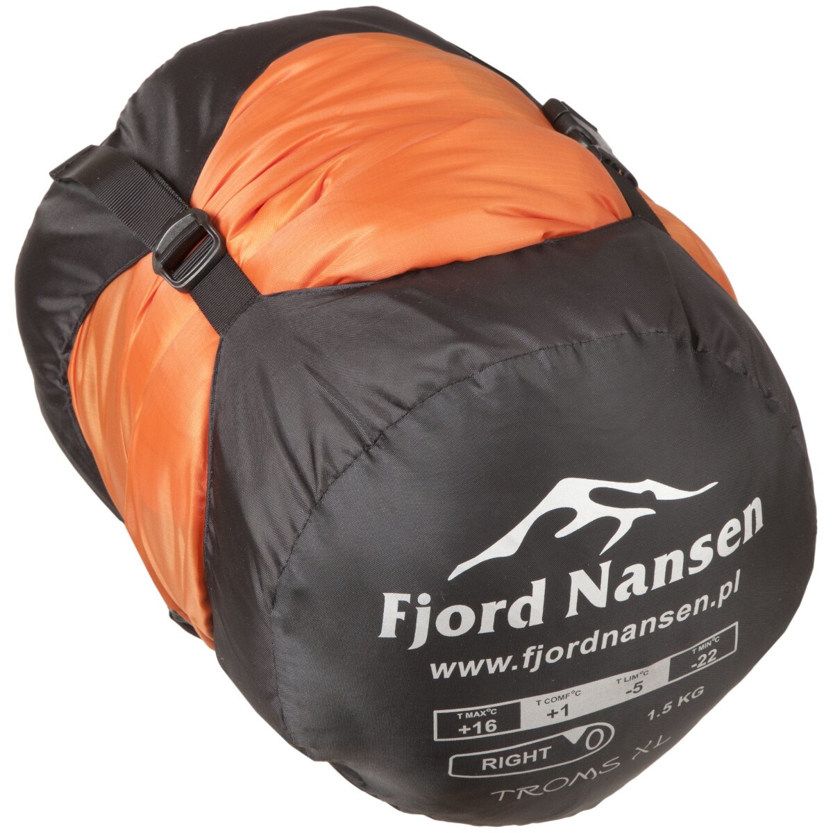 Śpiwór Fjord Nansen Troms XL 1514 g - lewy