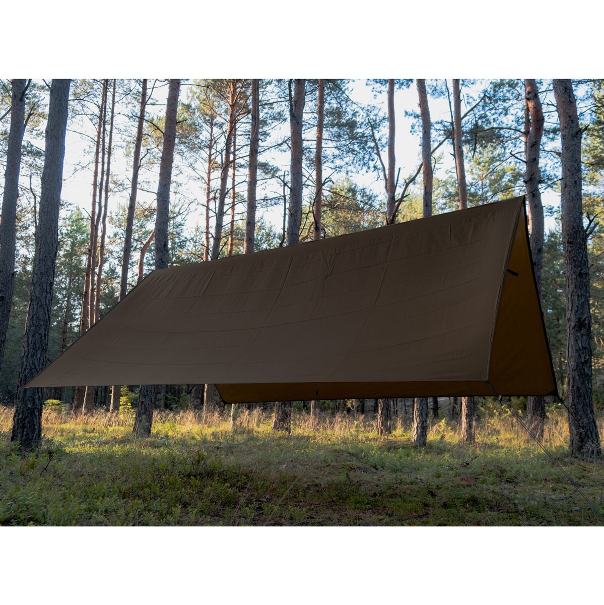 Płachta biwakowa TigerWood Tarp 3x3 - Khaki