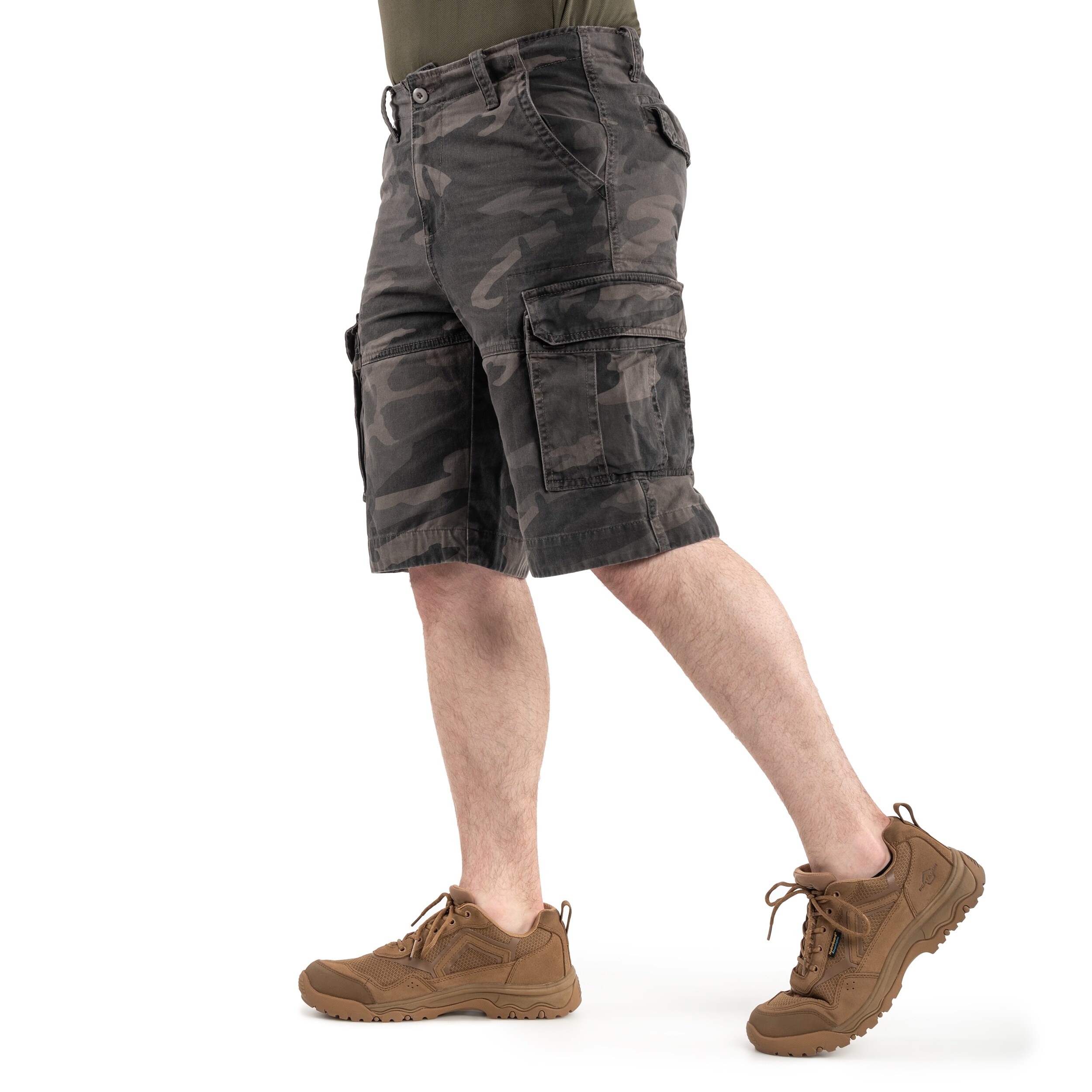 Шорти Mil-Tec Vintage Prewash - Dark Camo