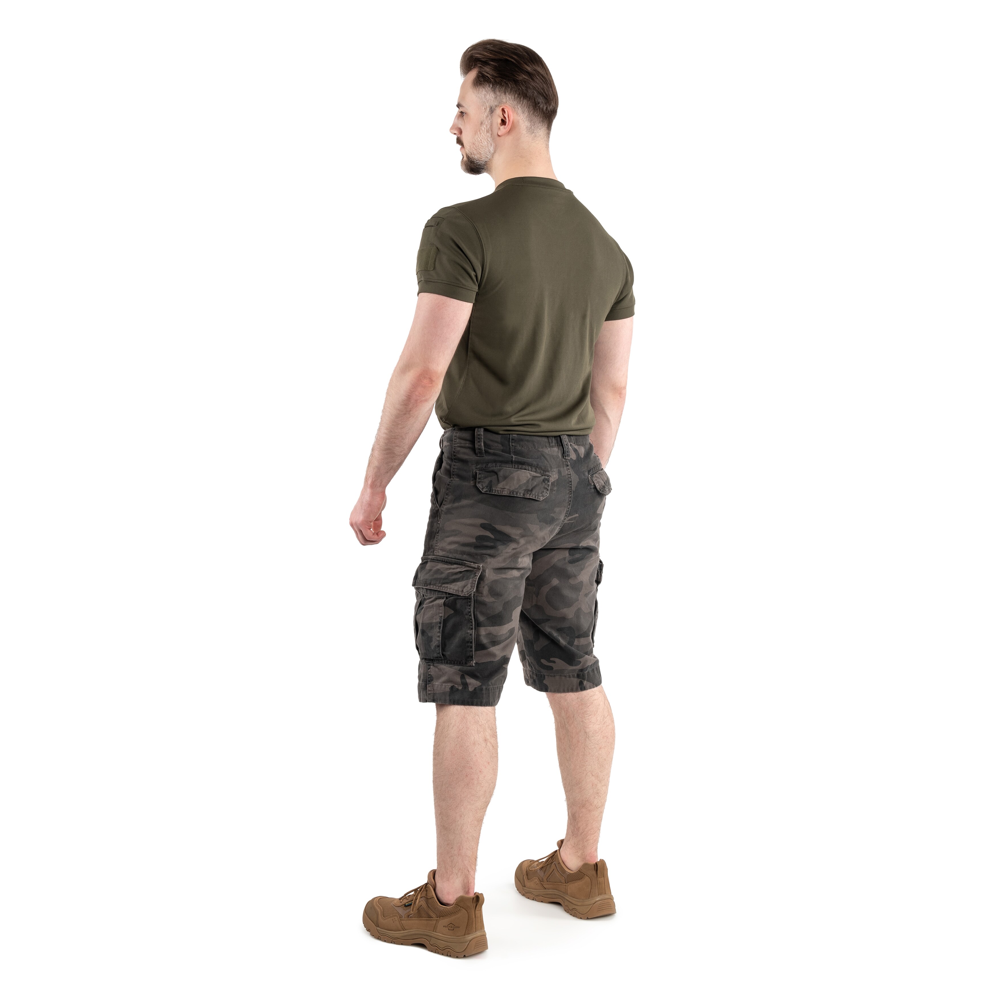 Шорти Mil-Tec Vintage Prewash - Dark Camo
