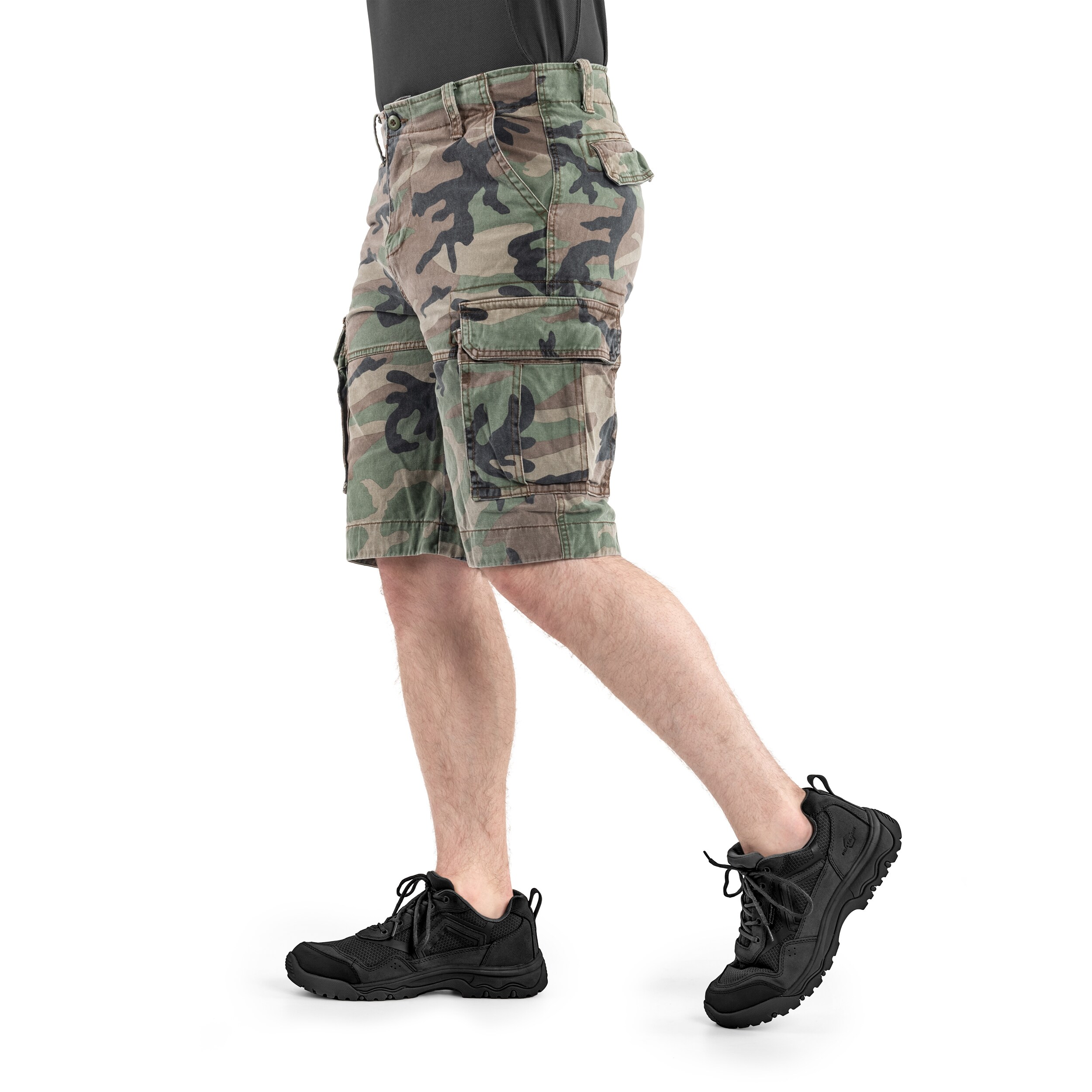 Шорти Mil-Tec Vintage Prewash - Woodland